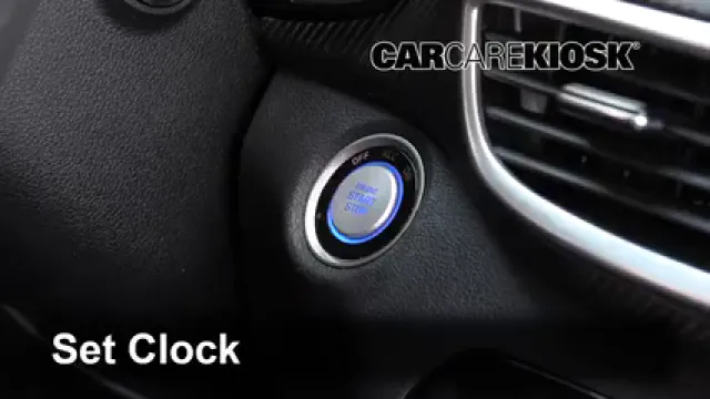 2019 Hyundai Tucson Limited 2.4L 4 Cyl. Horloge Régler l'horloge